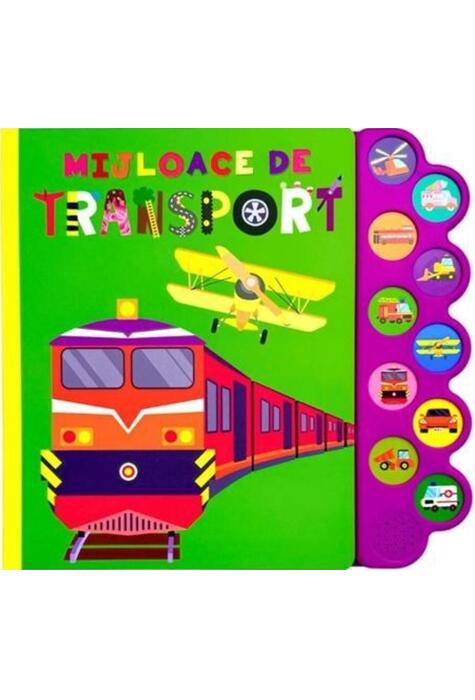 Copertă produs Carte sonoră cu 10 sunete. Mijloace de transport