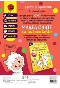Copertă produs Marea carte cu autocolante. La zoo (2+)