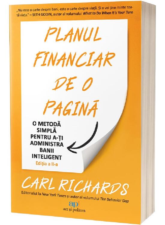Copertă produs Planul financiar de o pagină: O metodă simplă de a-ți administra banii inteligent - gallery big 1