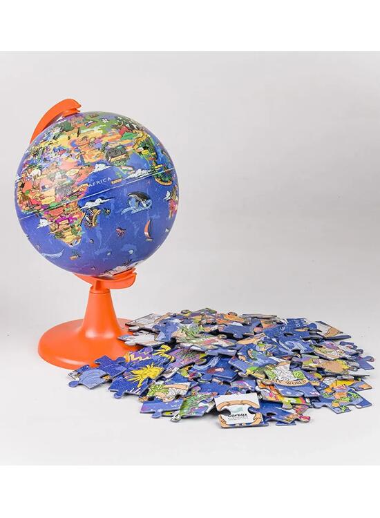 Copertă produs Glob păm&acirc;ntesc My World 15 cm, cu puzzle 100 piese - gallery big 1