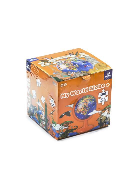 Copertă produs Glob păm&acirc;ntesc My World 15 cm, cu puzzle 100 piese - gallery big 2