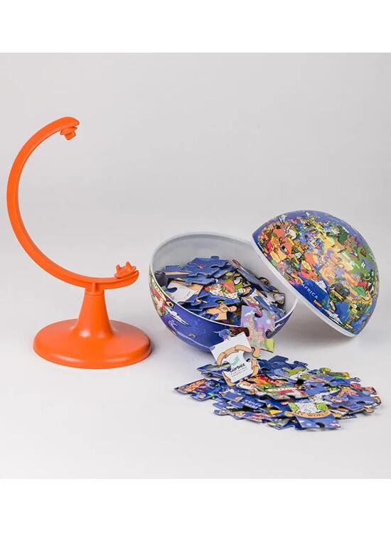 Copertă produs Glob păm&acirc;ntesc My World 15 cm, cu puzzle 100 piese - gallery big 3