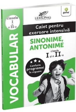 Copertă produs Vocabular - Sinonime, Antonime. Caiet pentru exersare intensivă. Clasele I și a II-a