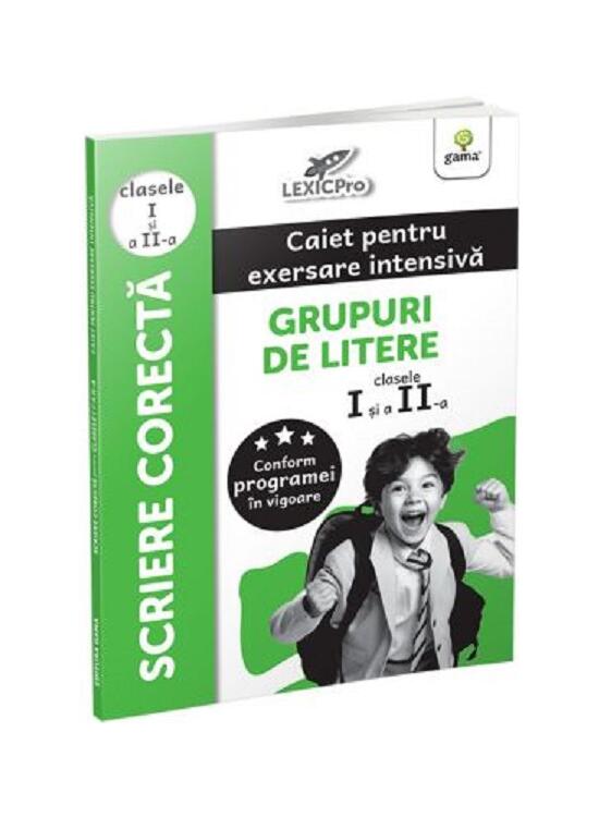 Copertă produs Scriere corectă - Grupuri de litere. Caiet pentru exersare intensivă. Clasele I și a II-a - gallery big 1