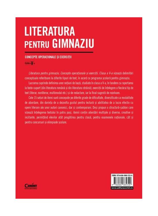 Copertă produs Literatura pentru gimnaziu - gallery big 2