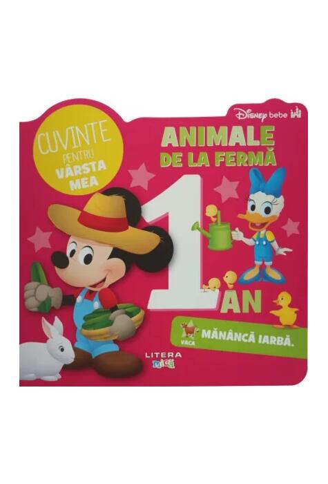 Copertă produs Disney Bebe. Cuvinte pentru v&acirc;rsta mea. Animale de la fermă