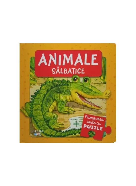 Copertă produs Prima mea carte cu puzzle. Animale sălbatice - gallery big 1