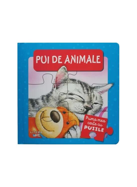 Copertă produs Prima mea carte cu puzzle. Pui de animale - gallery big 1