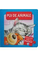 Prima mea carte cu puzzle. Pui de animale