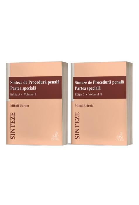 Copertă produs Sinteze de Procedură penală. Partea specială (vol. I + vol. II), Ediția 5