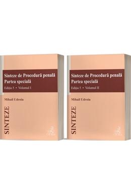 Copertă produs Sinteze de Procedură penală. Partea specială (vol. I + vol. II), Ediția 5