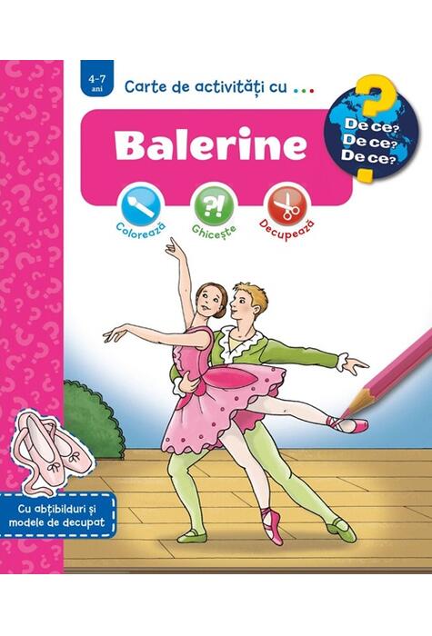 Copertă produs Carte de activități cu... Balerine
