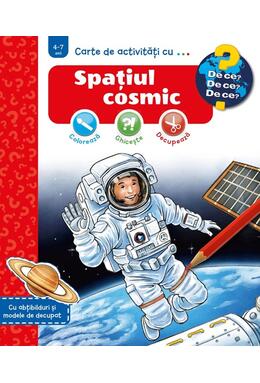 Copertă produs Carte de activități cu... Spațiul cosmic