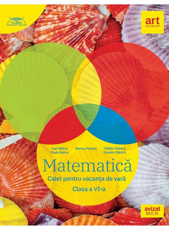 Copertă produs Matematică. Caiet pentru vacanța de vară. Clasa a VI-a - gallery big 1