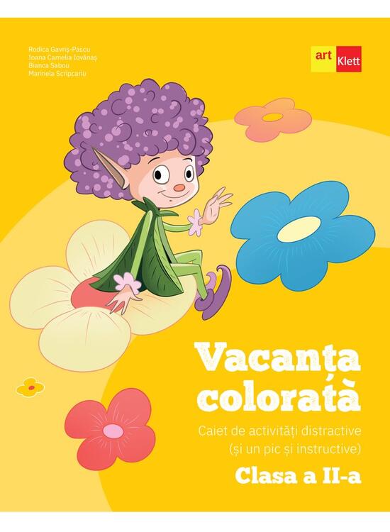 Copertă produs Vacanța colorată. Clasa a II-a. Caiet de activități distractive (și un pic și instructive) - gallery big 1