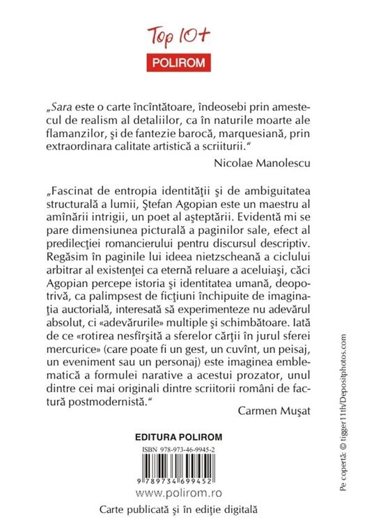 Copertă produs Sara (Top 10+) - gallery big 2