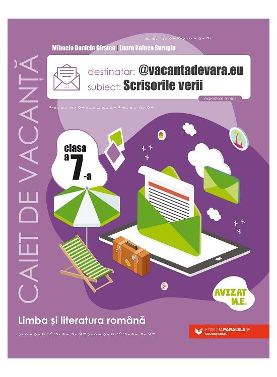 Copertă produs Scrisorile verii. Caiet de vacanță. Clasa a VII-a - gallery big 1