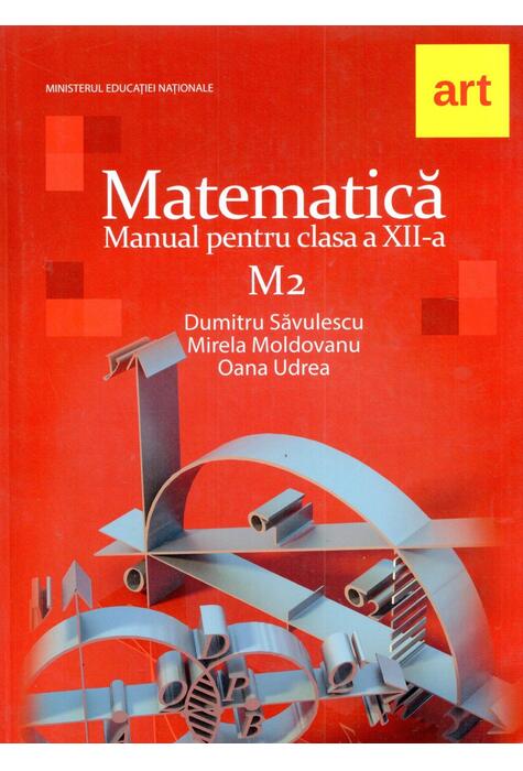 Copertă produs Matematică M2. Manual pentru clasa a XII-a