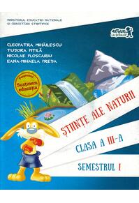 Copertă produs Științe ale naturii. Manual pentru Clasa a III-a Semestrul I (+ CD)