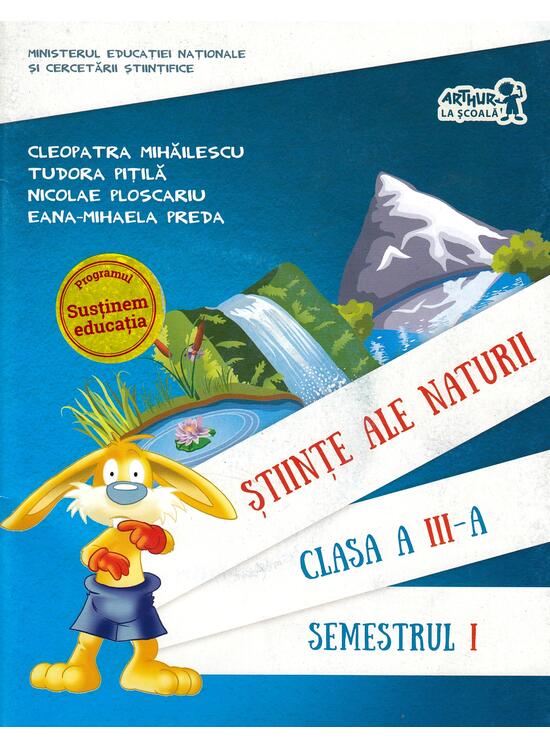Copertă produs Științe ale naturii. Manual pentru Clasa a III-a Semestrul I (+ CD) - gallery big 1