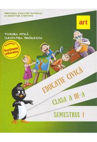 Copertă produs Educație civică. Manual Clasa a III-a Semestrul I (+ CD)