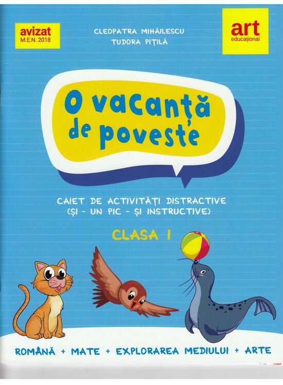 Copertă produs O vacanță de poveste. Clasa I. Caiet de activități - gallery big 1