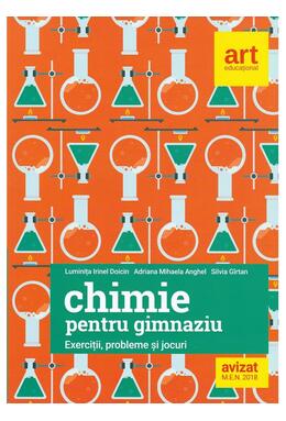 Copertă produs Exerciţii, probleme și jocuri de Chimie pentru gimnaziu