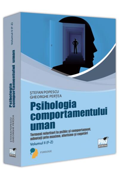 Psihologia comportamentului uman (Vol. 2: F-Z)