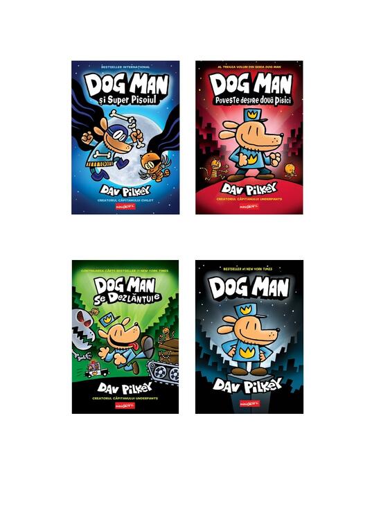 Pachet Seria Dog Man - Dav Pilkey - Cartepedia