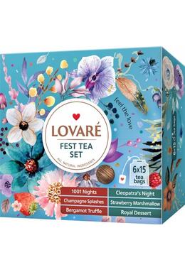 Copertă produs Set Fest Tea Ceai &icirc;n asortiment - 90 pliculețe, 6 arome, 157,5 g