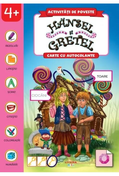 Copertă produs Activități de poveste. Hansel și Gretel