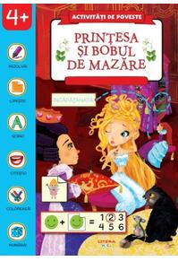 Copertă produs Activități de poveste. Prințesa și bobul de mazăre