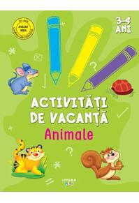 Copertă produs Activități de vacanță. Animale (3-4 ani)