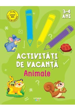 Copertă produs Activități de vacanță. Animale (3-4 ani)