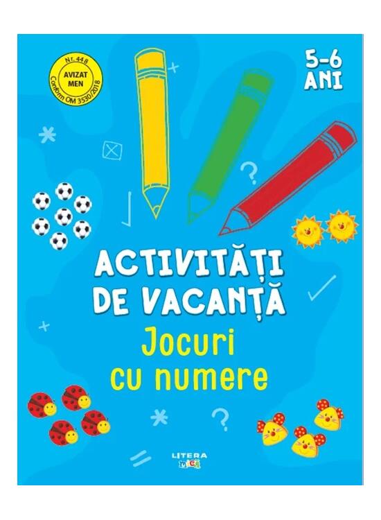 Copertă produs Activități de vacanță. Jocuri cu numere (5-6 ani) - gallery big 1