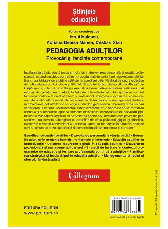 Copertă produs Pedagogia adulților - gallery big 2