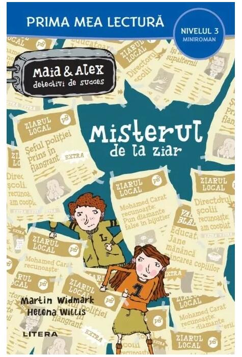 Copertă produs Misterul de la ziar. Maia și Alex, detectivi de succes