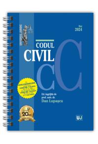 Copertă produs Codul civil Mai 2024 (ediție spiralată)