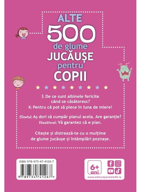 Copertă produs Alte 500 de glume jucăușe pentru copii - gallery big 2