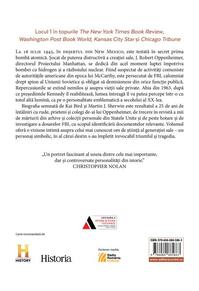 Copertă produs Oppenheimer: un prometeu american