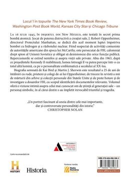 Copertă produs Oppenheimer: un prometeu american