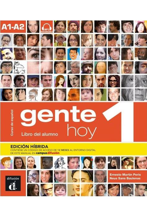 Copertă produs Gente hoy 1 - Edici&oacute;n h&iacute;brida - Nivel A1-A2. Libro del alumno + MP3 descargable