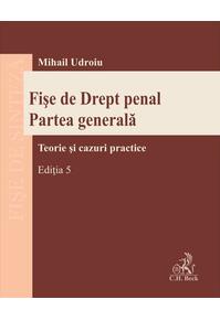 Copertă produs Fișe de Drept penal. Partea generală