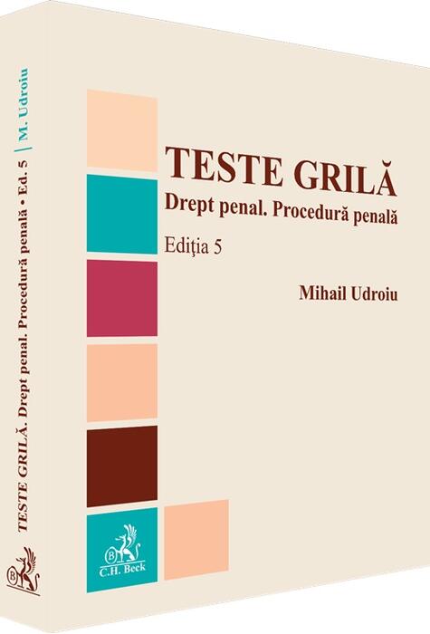 Copertă produs Teste grilă. Drept penal. Procedură penală