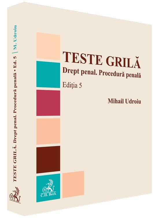 Copertă produs Teste grilă. Drept penal. Procedură penală - gallery big 1