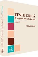 Imagine produs Teste grilă. Drept penal. Procedură penală