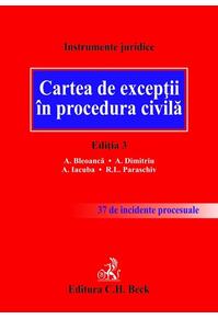 Copertă produs Cartea de excepții &icirc;n procedura civilă