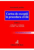 Imagine produs Cartea de excepții &icirc;n procedura civilă