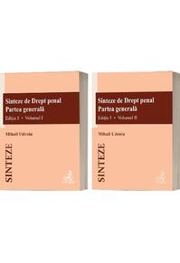 Copertă produs Sinteze de Drept penal. Partea generală (Vol. 1 + Vol. 2)