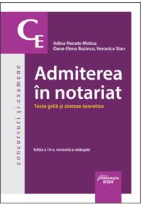 Copertă produs Admiterea &icirc;n notariat